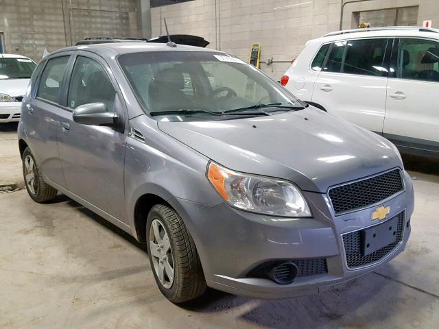 KL1TD6DE4AB116597 - 2010 CHEVROLET AVEO LS GRAY photo 1