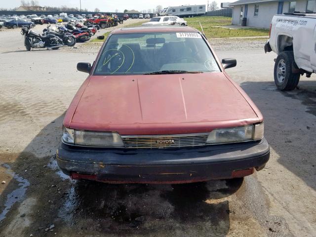 4T1SV21E3LU154565 - 1990 TOYOTA CAMRY DLX 红色 照片 9