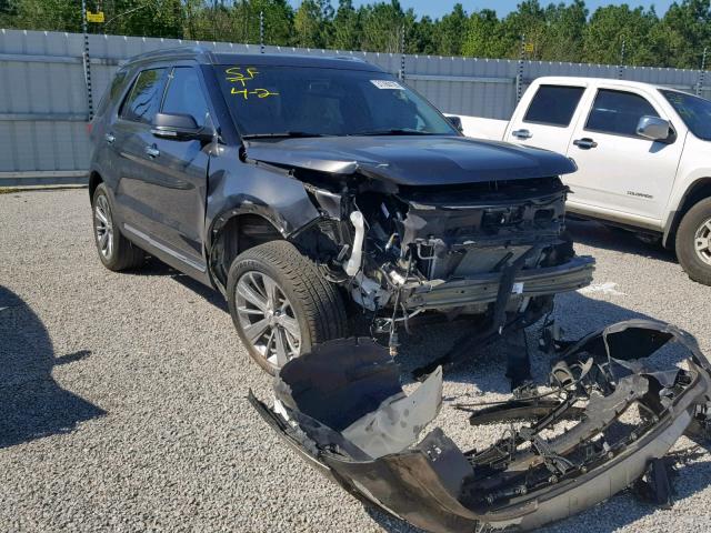 1FM5K7F87JGA89575 - 2018 FORD EXPLORER L GRAY photo 1