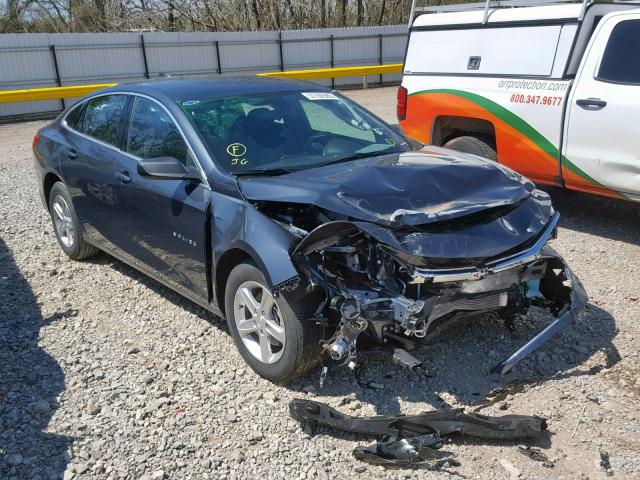 1G1ZB5ST6KF125163 - 2019 CHEVROLET MALIBU LS BLUE photo 1