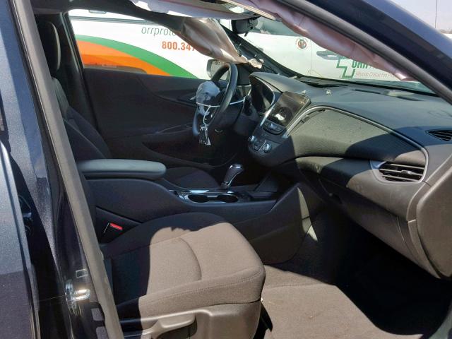 1G1ZB5ST6KF125163 - 2019 CHEVROLET MALIBU LS BLUE photo 5