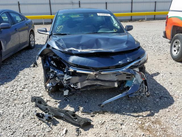 1G1ZB5ST6KF125163 - 2019 CHEVROLET MALIBU LS BLUE photo 9