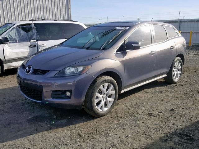 JM3ER293470101337 - 2007 MAZDA CX-7 GRAY photo 2