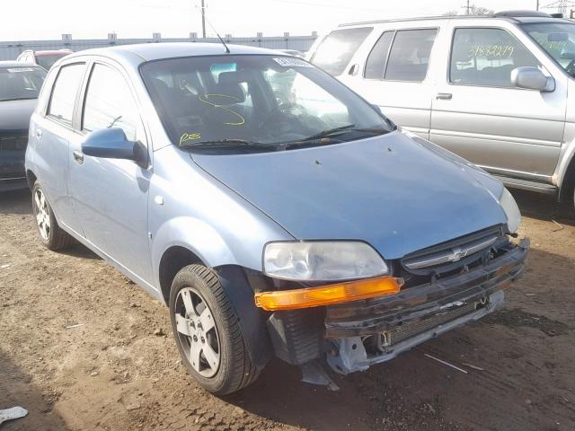 KL1TD666X7B784354 - 2007 CHEVROLET AVEO BASE ლურჯი ფოტო 1