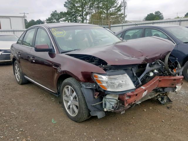 1FAHP24W89G117439 - 2009 FORD TAURUS SEL BURGUNDY photo 1