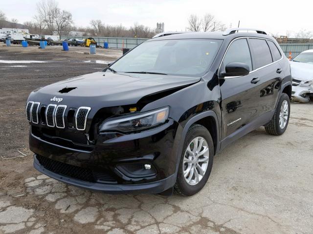 1C4PJLCBXKD172378 - 2019 JEEP CHEROKEE L BLACK photo 2