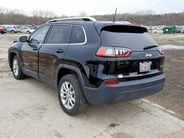 1C4PJLCBXKD172378 - 2019 JEEP CHEROKEE L BLACK photo 3