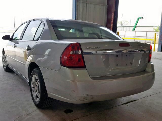 1G1ZS57F87F257920 - 2007 CHEVROLET MALIBU LS SILVER photo 3