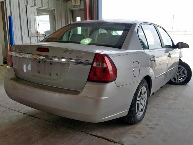1G1ZS57F87F257920 - 2007 CHEVROLET MALIBU LS SILVER photo 4