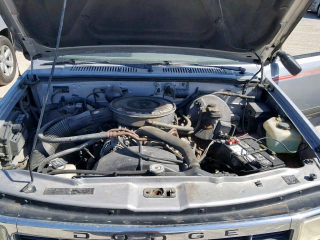 1B7FL23X4NS638849 - 1992 DODGE DAKOTA GRAY photo 7