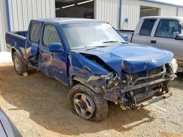 1N6ED29Y02C391941 - 2002 NISSAN FRONTIER C BLUE photo 1