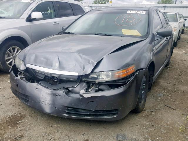 19UUA66216A014813 - 2006 ACURA 3.2TL CHARCOAL photo 2