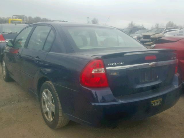 1G1ZT58N87F165743 - 2007 CHEVROLET MALIBU LT BLUE photo 3