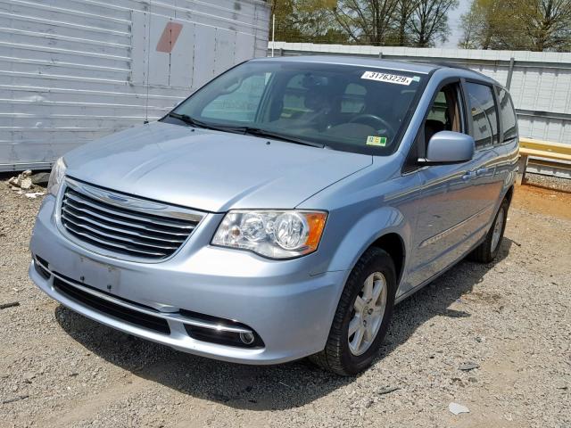2C4RC1BG9CR361879 - 2012 CHRYSLER TOWN & COU 蓝色 照片 2