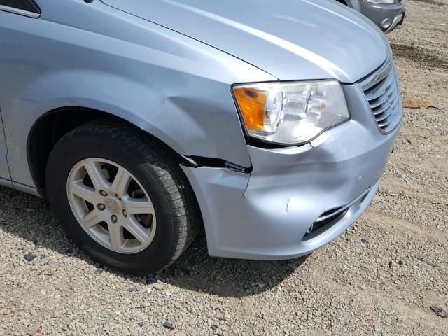 2C4RC1BG9CR361879 - 2012 CHRYSLER TOWN & COU 蓝色 照片 9