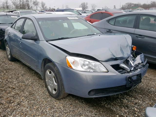 1G2ZF58B974150026 - 2007 PONTIAC G6 VALUE L GRAY photo 1