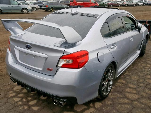 JF1VA2Y66G9809781 - 2016 SUBARU WRX STI SILVER photo 4