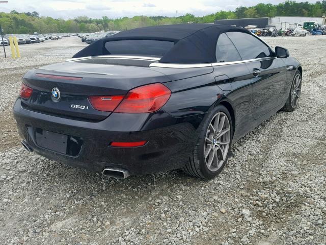 WBALZ3C54CDL71703 - 2012 BMW 650 I BLACK photo 4