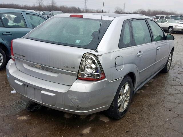 1G1ZT62864F212093 - 2004 CHEVROLET MALIBU MAX SILVER photo 4