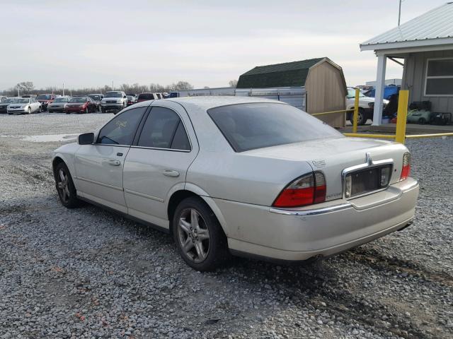 1LNHM86S45Y644961 - 2005 LINCOLN LS TAN photo 3