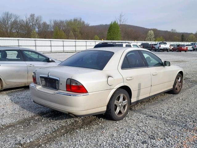 1LNHM86S45Y644961 - 2005 LINCOLN LS TAN photo 4