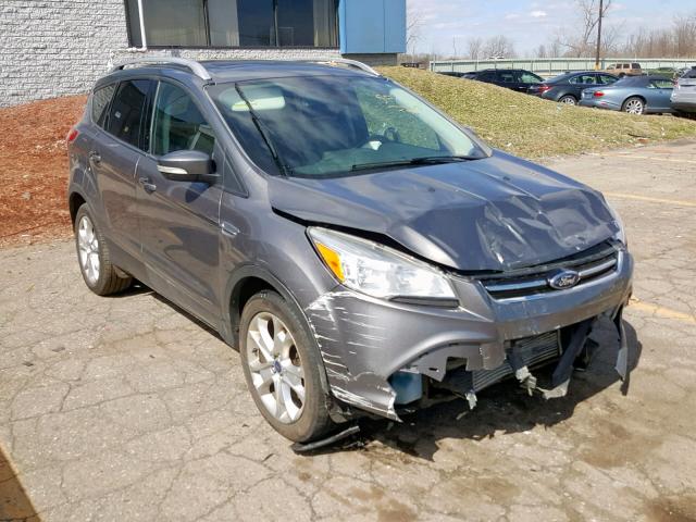 1FMCU0J98EUD91277 - 2014 FORD ESCAPE TIT GRAY photo 1