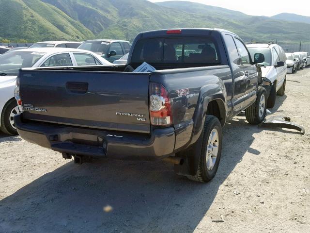 5TFTU4GN0BX005266 - 2011 TOYOTA TACOMA PRE CHARCOAL photo 4