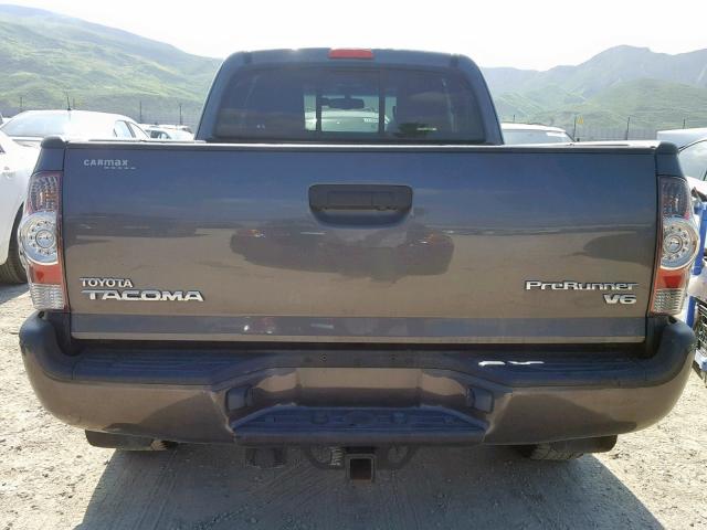 5TFTU4GN0BX005266 - 2011 TOYOTA TACOMA PRE CHARCOAL photo 9