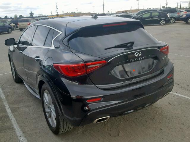 SJKCH5CP8JA049404 - 2018 INFINITI QX30 BASE BLACK photo 3