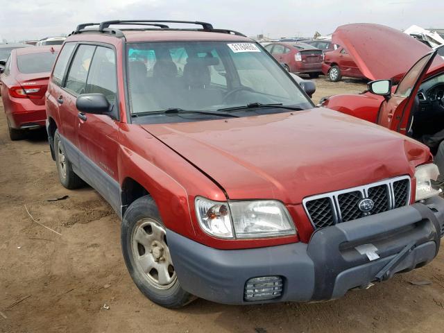 JF1SF63532H711932 - 2002 SUBARU FORESTER L RED photo 1