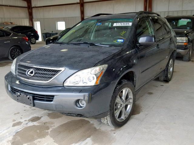 JTJGW31U072004223 - 2007 LEXUS RX 400H GRAY photo 2