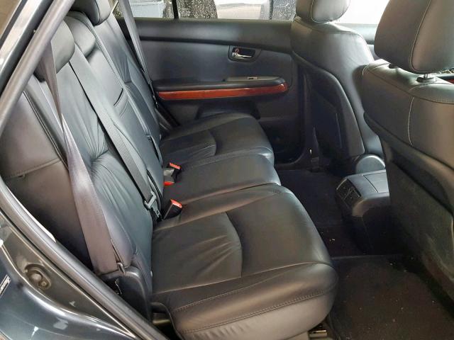 JTJGW31U072004223 - 2007 LEXUS RX 400H GRAY photo 6