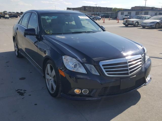 WDDHF5GBXAA102381 - 2010 MERCEDES-BENZ E 350 BLUE photo 1