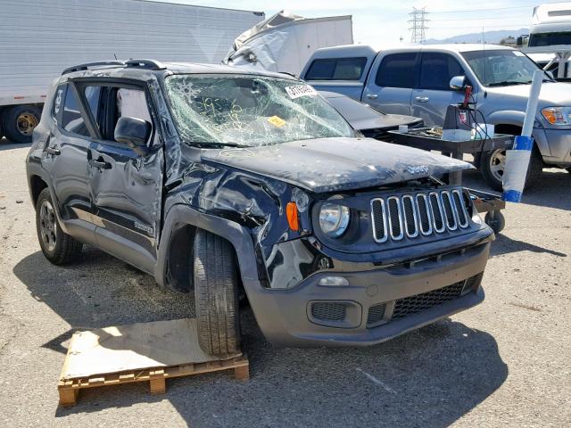 ZACCJAAH3HPF97008 - 2017 JEEP RENEGADE S 黑色 照片 1