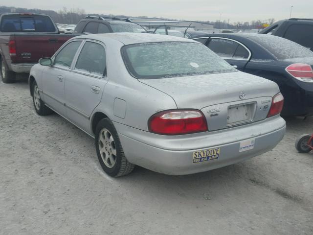 1YVGF22C715251094 - 2001 MAZDA 626 ES SILVER photo 3