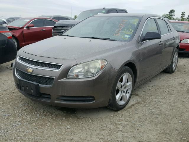 1G1ZA5E03AF183704 - 2010 CHEVROLET MALIBU LS BROWN photo 2