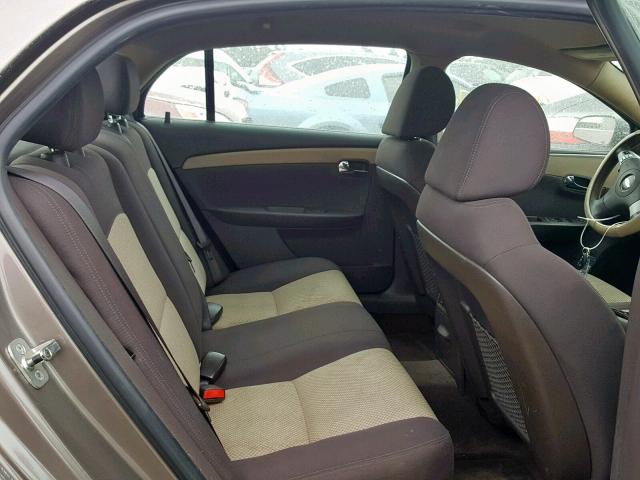 1G1ZA5E03AF183704 - 2010 CHEVROLET MALIBU LS BROWN photo 6