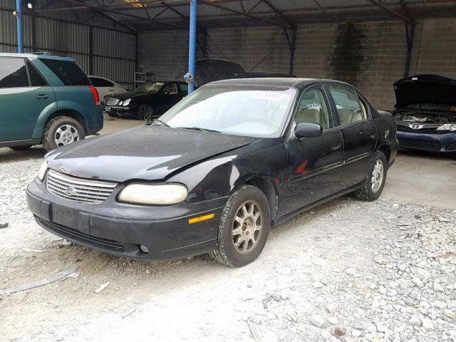 1G1NE52J2X6248003 - 1999 CHEVROLET MALIBU LS BLACK photo 2
