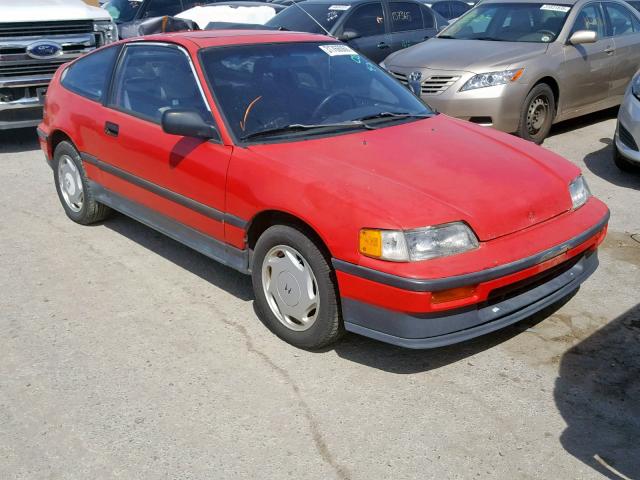 JHMED9361JS014668 - 1988 HONDA CIVIC 1500 RED photo 1