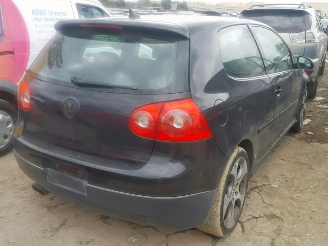 WVWFV71K47W025608 - 2007 VOLKSWAGEN NEW GTI FA BLACK photo 4