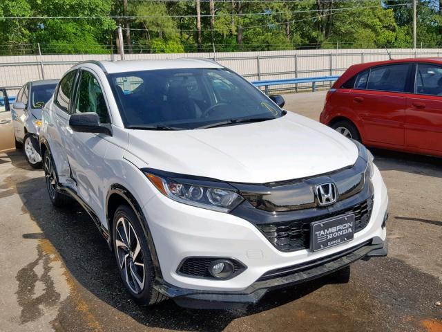 3CZRU5H17KM705488 - 2019 HONDA HR-V SPORT WHITE photo 1