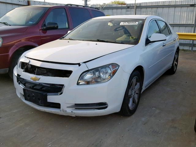 1G1ZC5E04CF346616 - 2012 CHEVROLET MALIBU 1LT თეთრი ფოტო 2