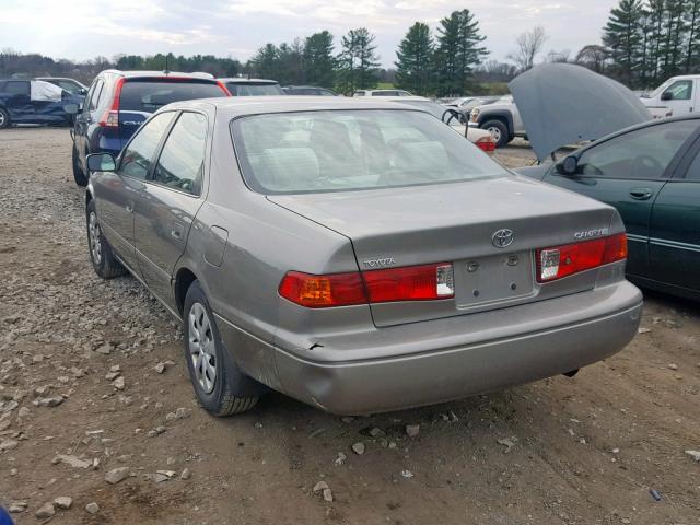 4T1BG22K31U107029 - 2001 TOYOTA CAMRY CE GRAY photo 3