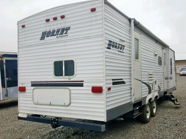 4YDT29F265E318166 - 2005 KEYSTONE HORNET WHITE photo 4