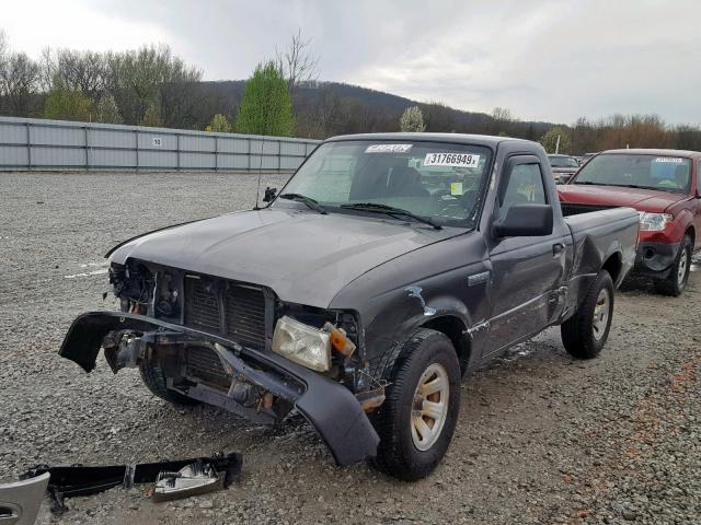 1FTYR10D28PB02940 - 2008 FORD RANGER GRAY photo 2