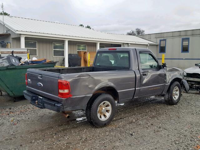 1FTYR10D28PB02940 - 2008 FORD RANGER GRAY photo 4