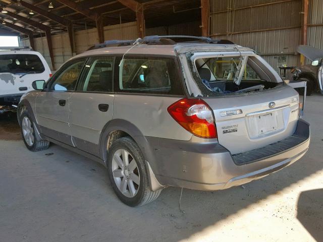 4S4BP61C667355881 - 2006 SUBARU LEGACY OUT SILVER photo 3