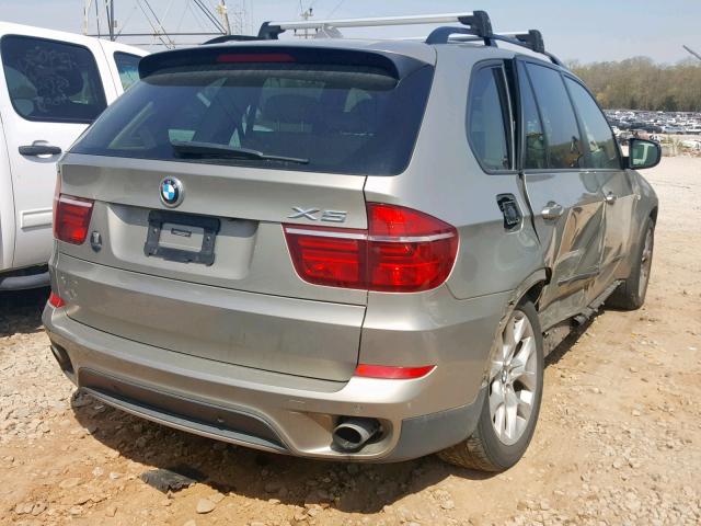 5UXZV4C57CL747944 - 2012 BMW X5 XDRIVE3 GOLD photo 4