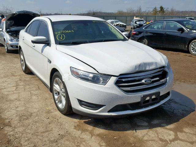 1FAHP2E86DG140663 - 2013 FORD TAURUS SEL WHITE photo 1