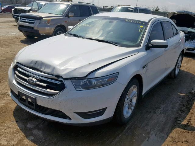 1FAHP2E86DG140663 - 2013 FORD TAURUS SEL WHITE photo 2